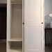 Dulap IKEA de haine cu usi glisante, alb –118x55x199 cm